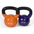 Venta al por mayor de hierro fundido colorido Kettlebell en levantamiento de pesas